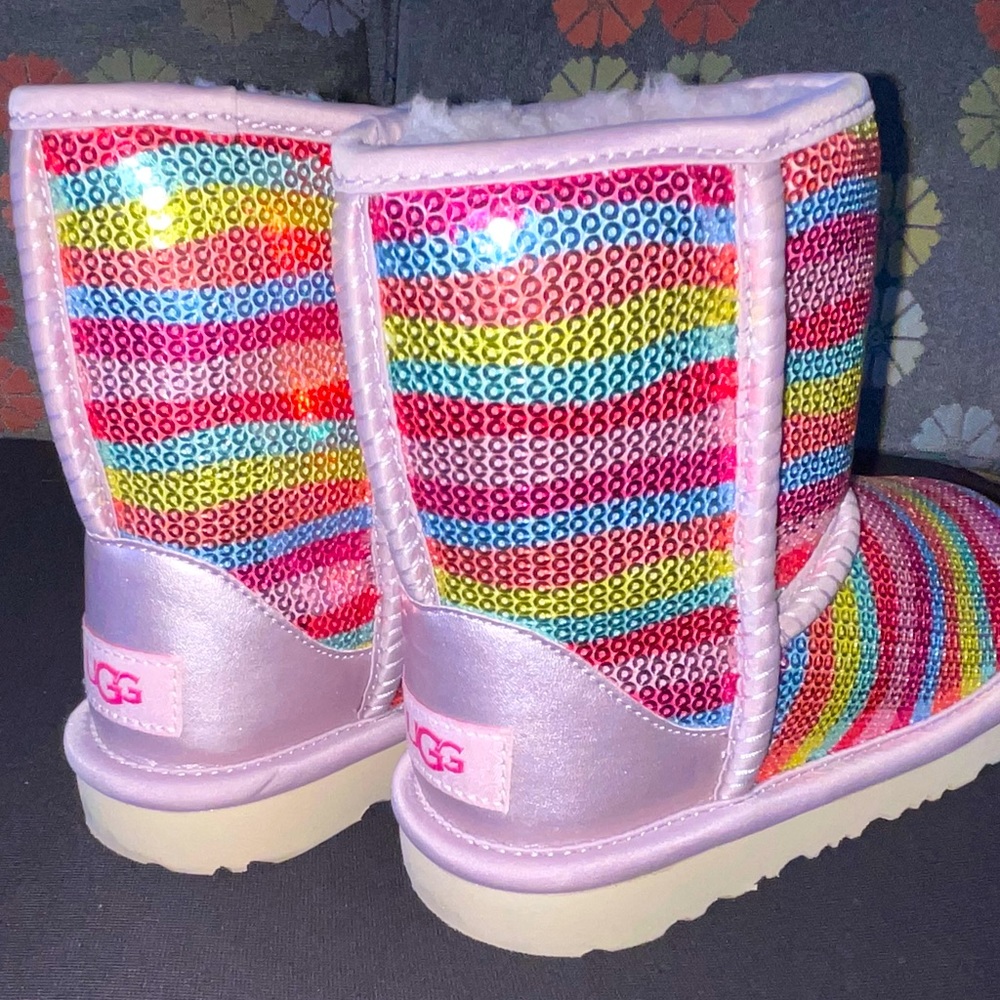 UGG Rainbow sequin boot